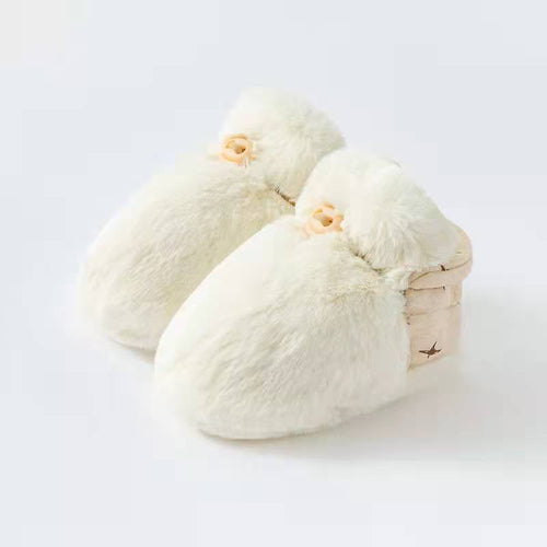 Newborn Baby Solid Color Warm Shoes