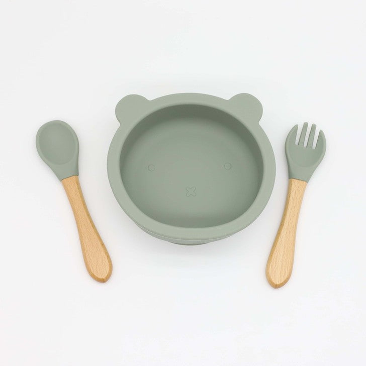 Baby Food Training Silicone Bowl