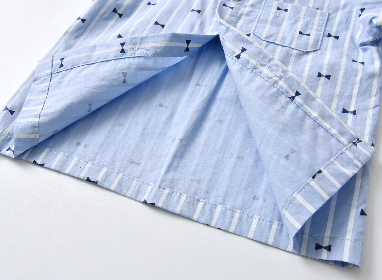 Baby Boy Bow-Tie Print Top Clothing