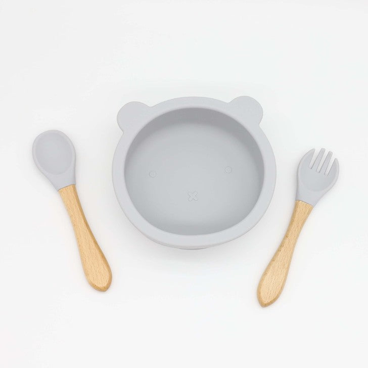 Baby Food Training Silicone Bowl
