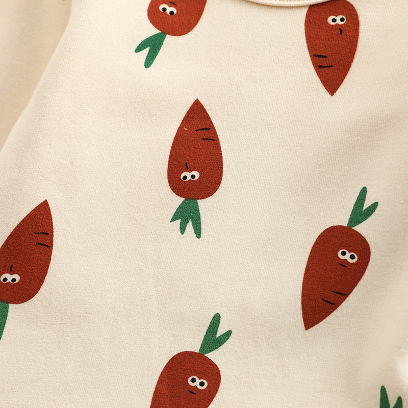 Baby Print Pattern Tops Clothes