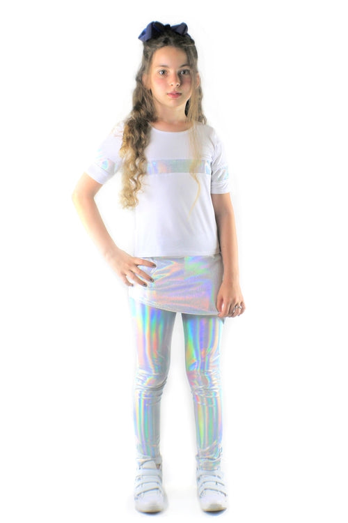 Stella, bamboo jersey sequin Top